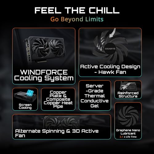 GIGABYTE GeForce RTX 5060 Ti Gaming OC 16G Graphics Card, 16GB GDDR7, WINDFORCE Cooling I122
