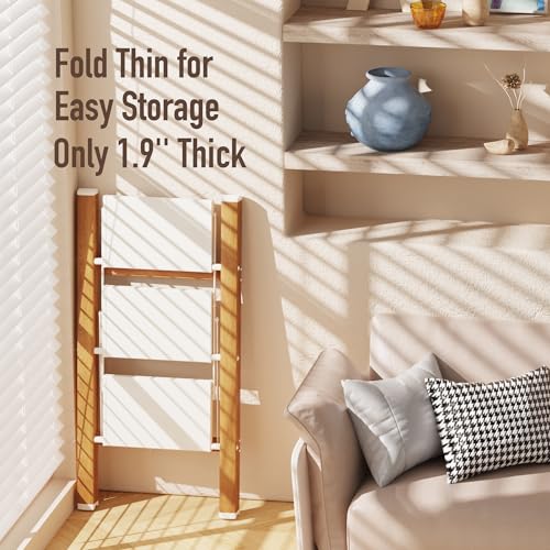 2 Step Lightweight Aluminum Folding Ladder with Anti-Slip Pedals, 330 lbs Capacity D5199