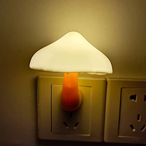 AUSAYE 5Pack Sensor LED Night Light Plug in Mushroom Lamp for Bedroom G797882