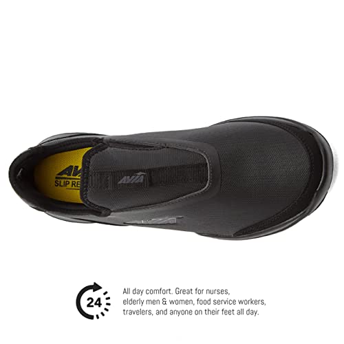 Avia Avi-Breeze SR Women’s Slip On Slip Resistant Shoes, Black X78728