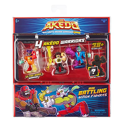 Legends of Akedo Button Bash Collector Pack 10 Arcade Warrior Figures with 2 Controllers L81170
