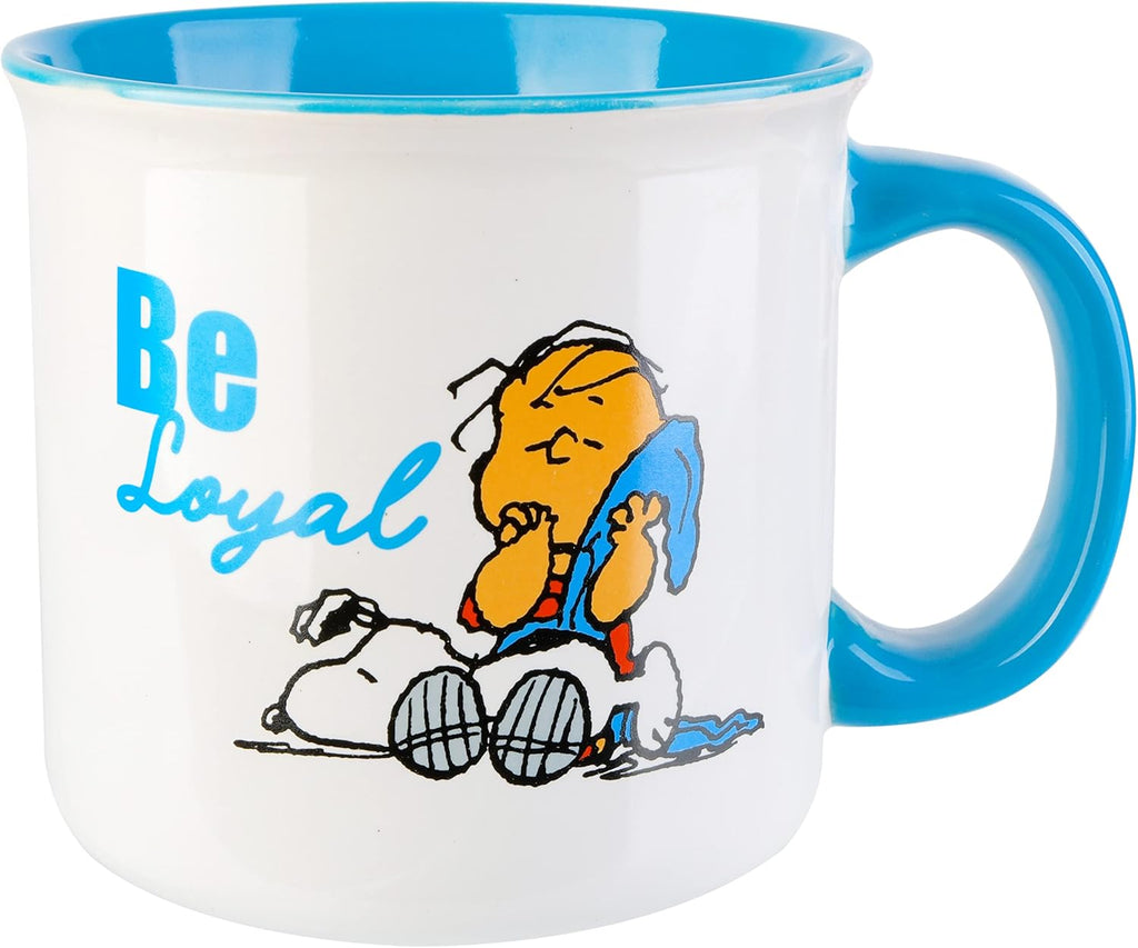 Snoopy Gentle Reminders Camper 21oz Stoneware Mugs, 4-Pack A32066