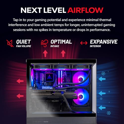 Skytech Gaming Azure 3 Desktop PC, Ryzen 7 9700X, RTX 5060, 32GB DDR5, 1TB SSD, Win 11 T224180
