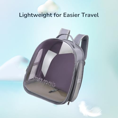 Cat Bubble Backpack, Airline Approved Pet Carrier for Large Cats, Grey P382