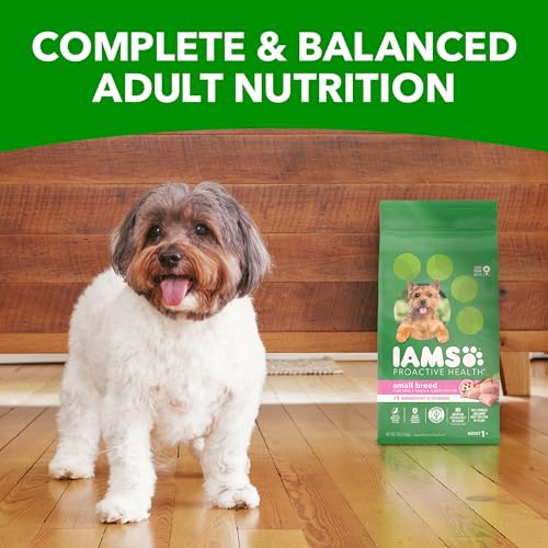 IAMS Small & Toy Breed Adult Dry Dog Food with Real Chicken, 15 lb. Bag F3815