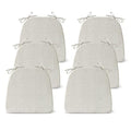 Chair Cushions for Dining Chairs Set of 4, Non Slip with Ties, Black H39445