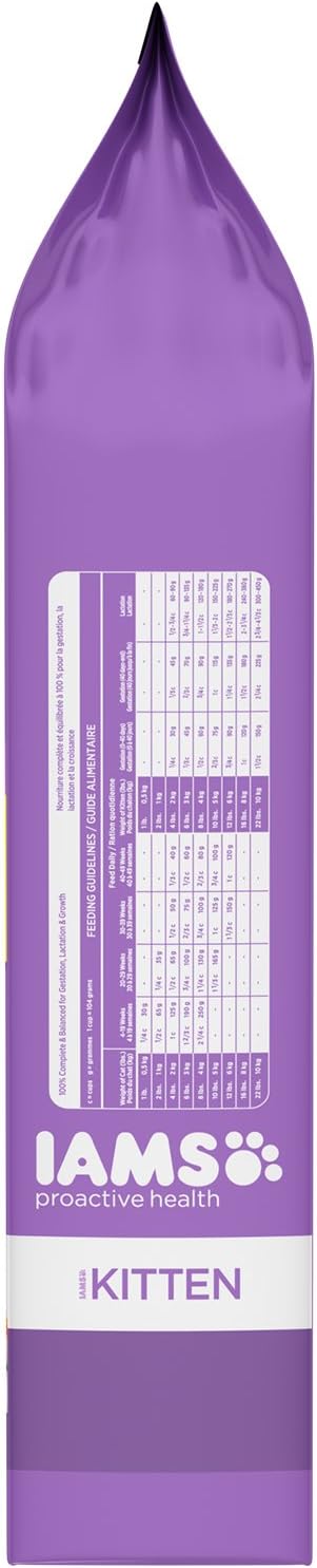 Iams Proactive Health Healthy Kitten Dry Cat Food with Chicken, 7 lb. Bag Z59455