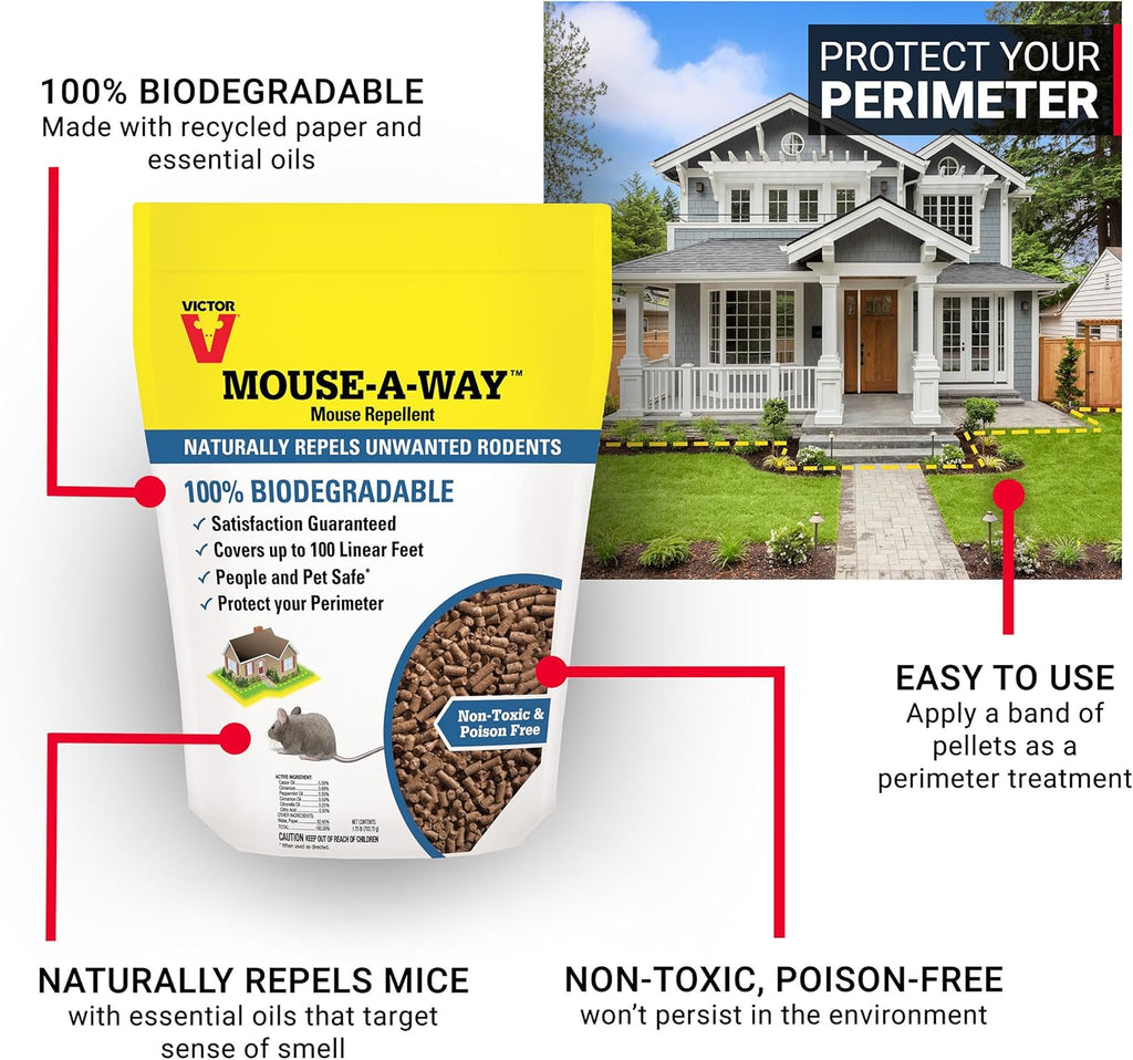 Victor M806 Mouse-A-Way Mouse Repellent X6612