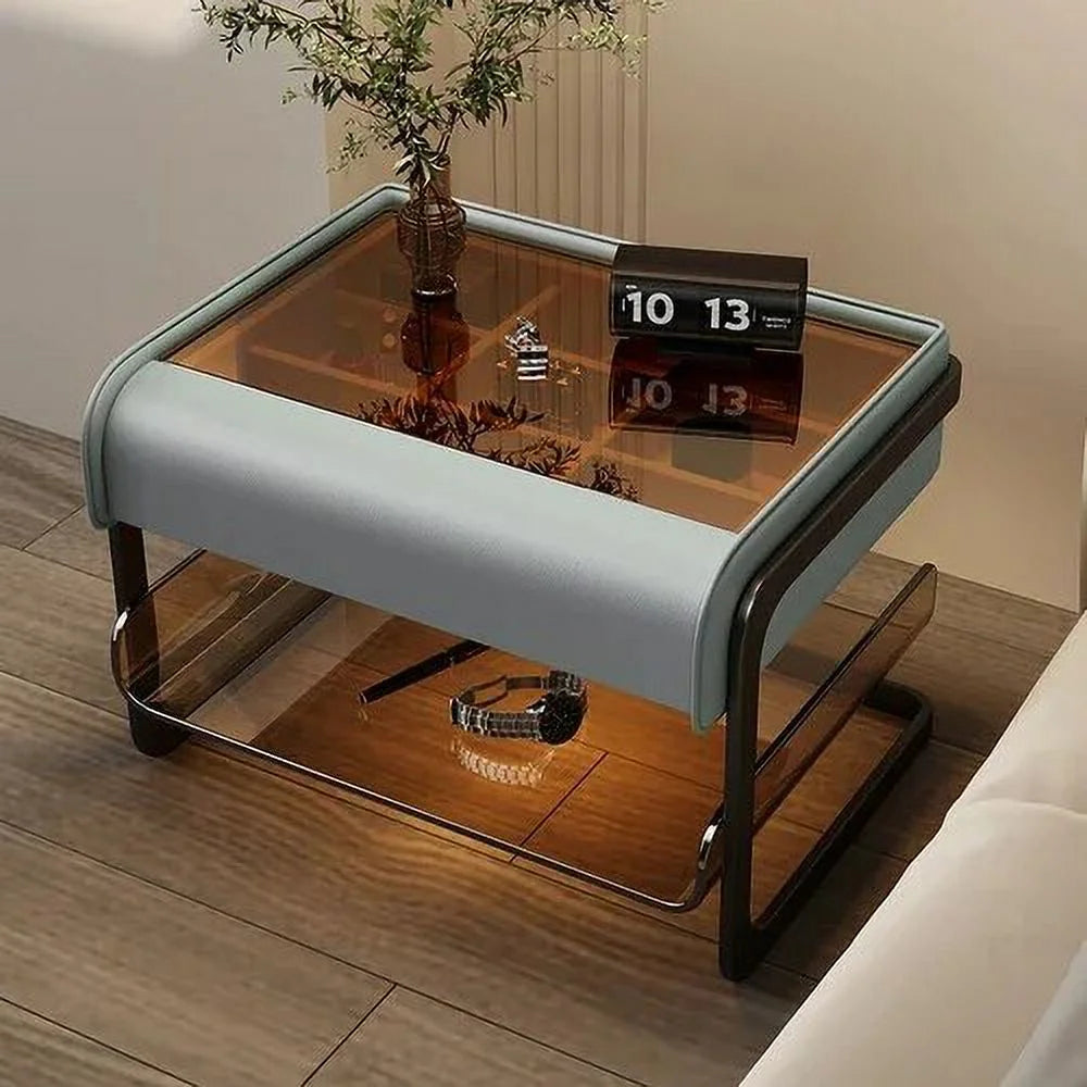 Acrylic Wireless Charging Bedside Table WKNS Q181556