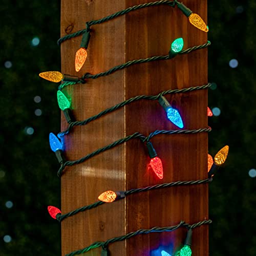 Novelty Lights 24ft 70 LED Purple/Lime Green Halloween String Lights L643884