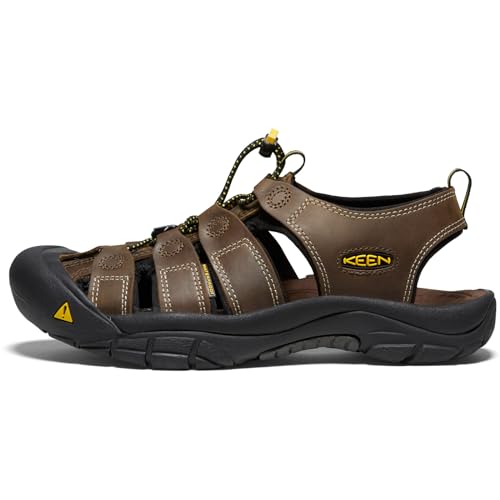KEEN Men's Newport Closed Toe Leather Water Sandals A16985