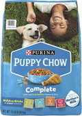 PurIina Puppy Chow High Protein Dry Puppy Food, Complete with Real Chicken, 15 lb Bag, Healthy Growth, Balanced Nutrition, Essential Vitamins and Minerals, Premium Puppy Formula