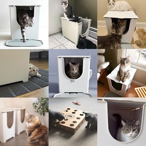 Modkat Flip Litter Box with Scoop, Gray F1014