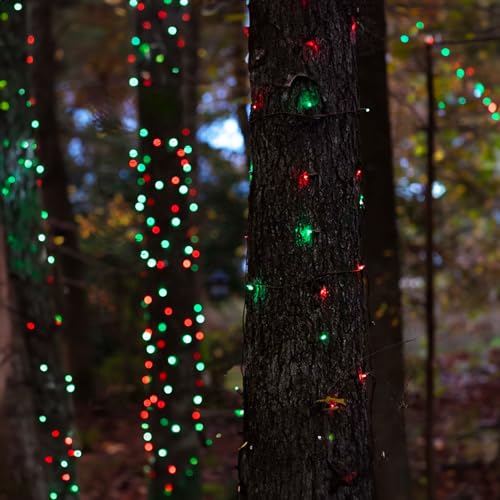 TW SHINE Halloween Lights 328FT Outdoor String Lights with Remote, Purple & Orange F53527