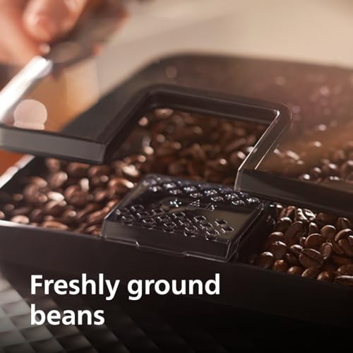 Philips 2200 Series Fully Automatic Espresso Machine with Milk Frother, Black I7236