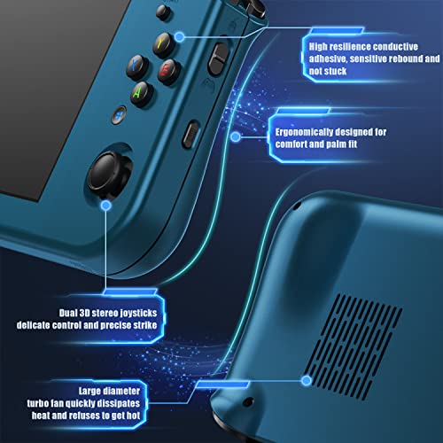Win600 Handheld Game Console with 35K+ Preloaded Games 5.49" IPS Touchscreen G11305