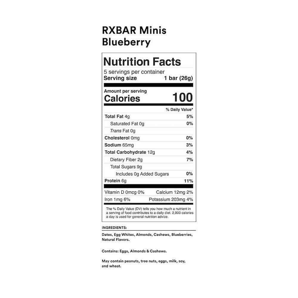 RXBAR Minis Protein Bars Variety Pack (30 Bars) V423