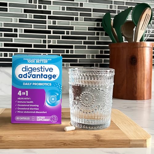 Digestive Advantage Probiotics for Women & Men, 80ct Capsules U2525