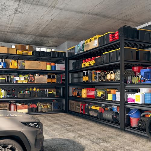 REIBII 60" W Garage Shelving Heavy Duty Metal Storage Shelves L4095
