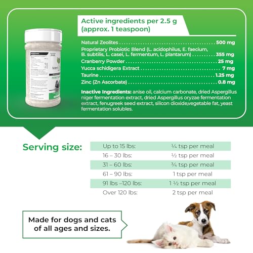 VetriScience Perio Support Dental Powder for Cats & Dogs, 4.2oz C306