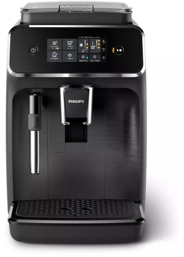 Philips 2200 Series Fully Automatic Espresso Machine with Milk Frother, Black I7236