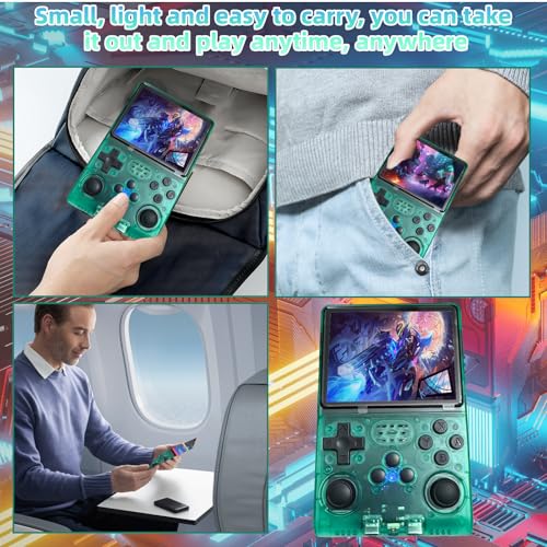 Handheld Game Console with 3.5 inch HD IPS Screen and 256G Card B564