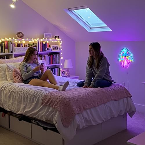 Dimmable Mushroom Neon Sign for Wall Decor Z22083
