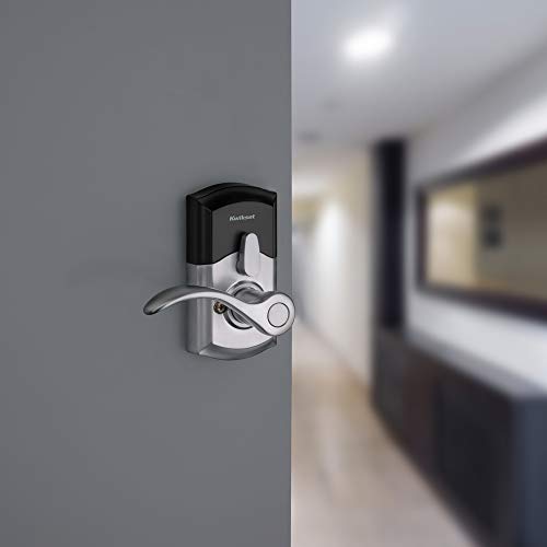 Kwikset SmartCode 955 Keyless Keypad Door Lock with Handle, Satin Nickel Q5981