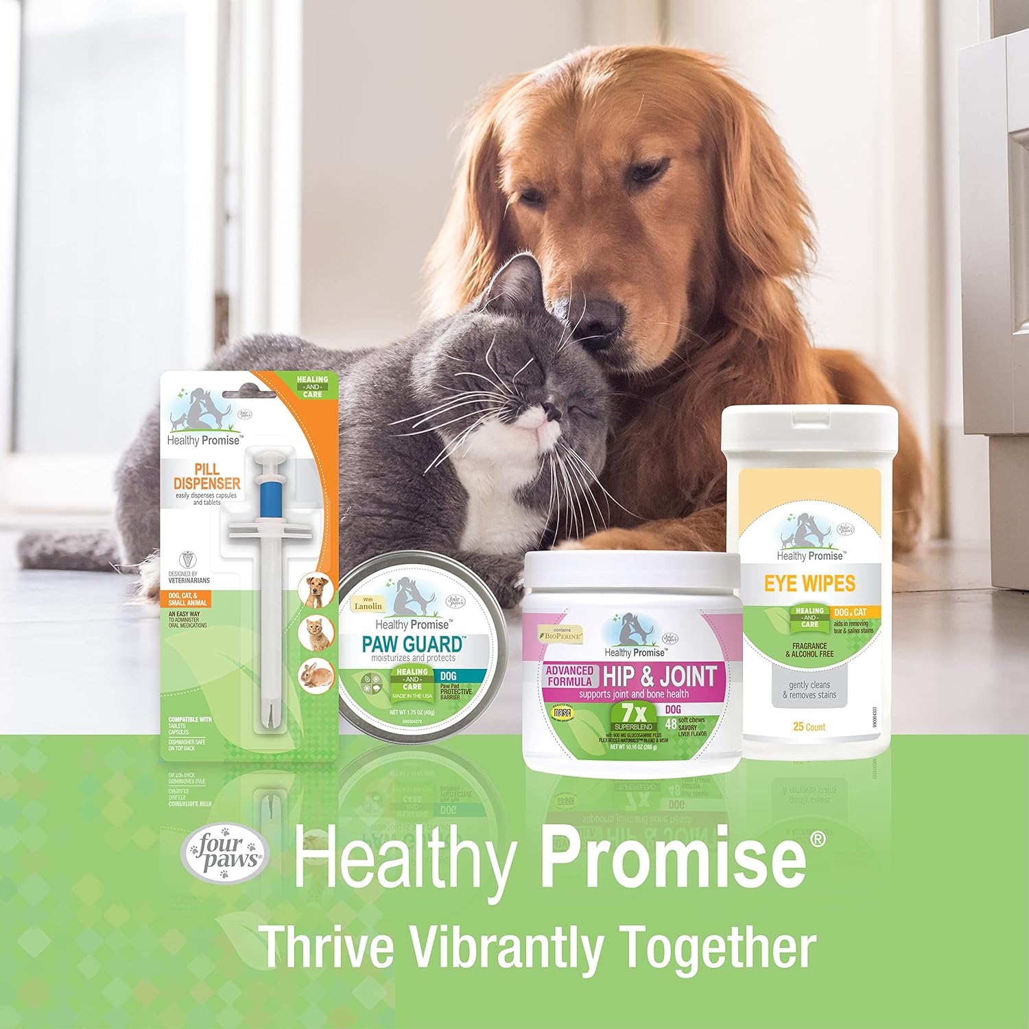 Four Paws Healthy Promise Aloe Ear Mite Treatment for Cats E174