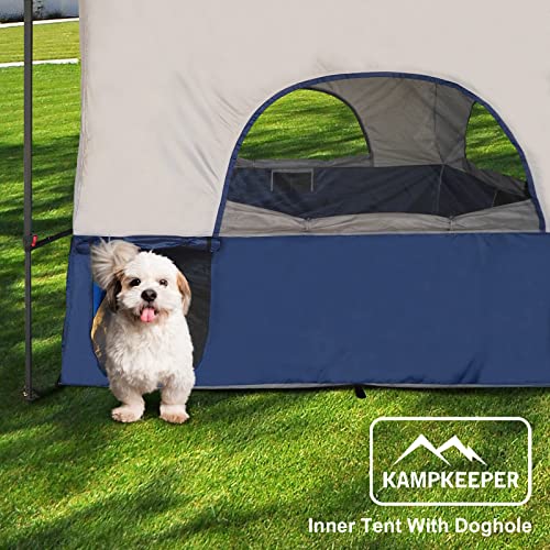KAMPKEEPER Camping Inner Tent for 10x10 Straight Leg Canopy, Vented Roof, Khaki M60374