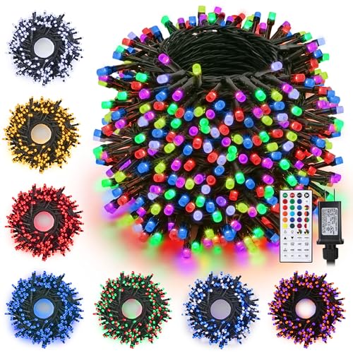 Toodour Halloween Lights RGB String Lights 115ft 350 LED with Remote & Timer, Waterproof I15808