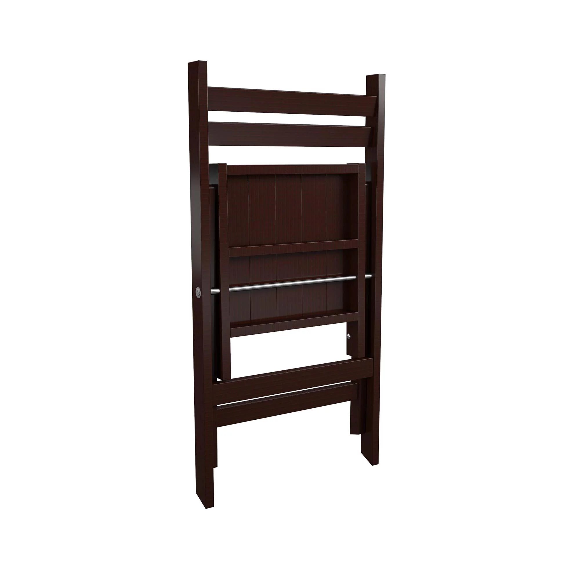 COSCO XL Folding Wood Chair, Dark Mahogany, 2-Pack S440