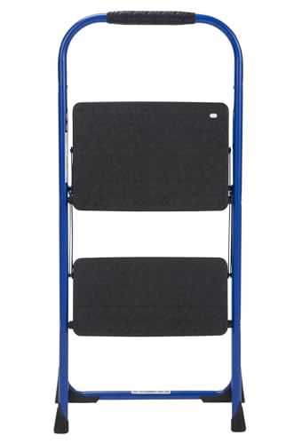 COSCO 2-Step Steel Step Stool, Gray Q61005