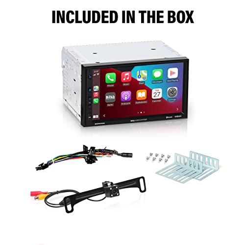 BOSS Audio Systems BCP62 6.2" Double Din Car Stereo with Apple CarPlay, Bluetooth, AM/FM I57328