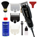 Wahl Professional 5-Star Series Senior Clipper #8545 – Great for Professional Stylists and Barbers – V9000 Electromagnetic Motor – Onyx --Aluminum Metal Bottom housing with Bonus Oil and Neck Duster