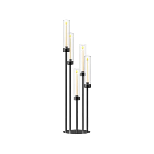 Black Candelabra Centerpieces for Wedding Table Decor 35in E5601
