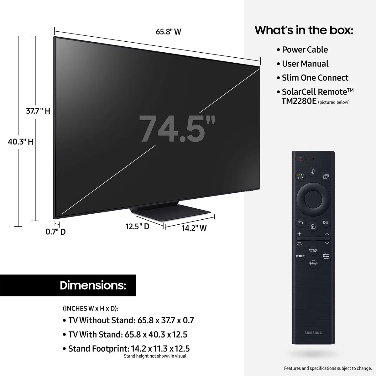 SAMSUNG 75" Class QN95B Neo QLED 4K Smart TV W133