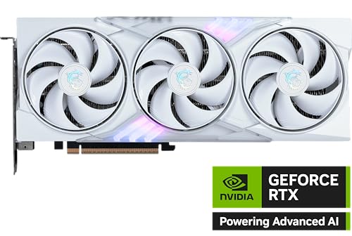 MSI Gaming RTX 5060 Ti 16G Gaming Trio OC White Graphics Card A555