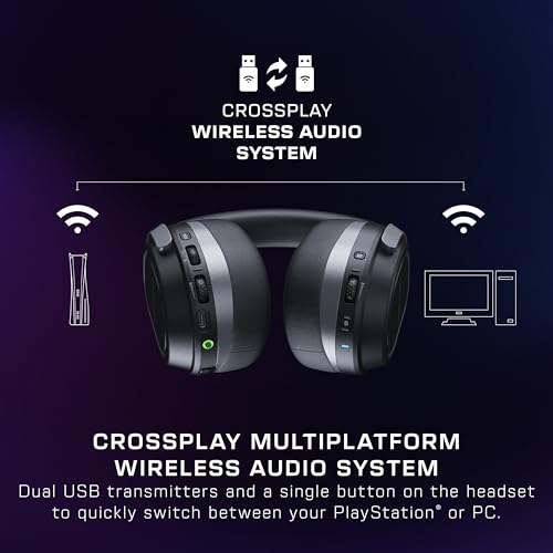 Turtle Beach Stealth 500 Wireless Gaming Headset for PS5, PS4, PC, Mobile – Black M383