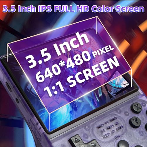 Handheld Game Console with 3.5 inch HD IPS Screen and 256G Card B564