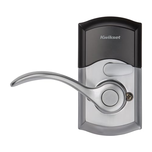 Kwikset SmartCode 955 Keyless Keypad Door Lock with Handle, Satin Nickel Q5981
