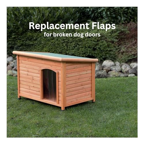 Trixie Natura Vinyl Dog Door Flap Replacement, Clear Plastic J982941