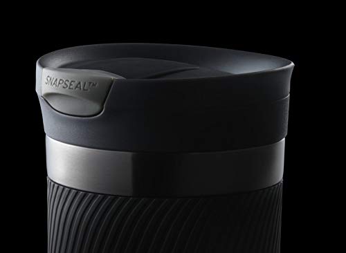 Contigo Byron Snapseal Travel Mug, Stainless Steel, 590ml, Black I34141