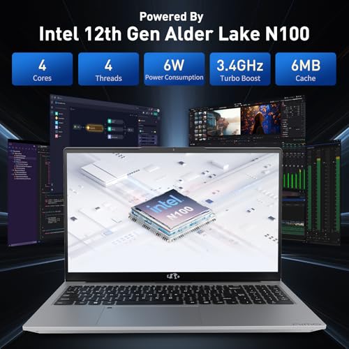 NIMO 15.6 IPS FHD Laptop, 16GB RAM 1TB SSD, Intel Pentium N100, Backlit Keyboard, Win 11 E701