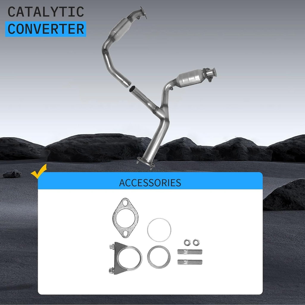 High Flow Catalytic Converter for Chevy Silverado 1500 & GMC Sierra 1500 2007-2008 E931