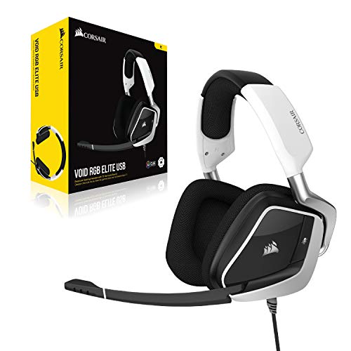 CORSAIR VOID RGB ELITE Wireless Gaming Headset, White C928