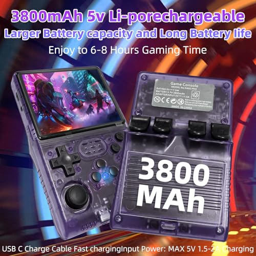 Handheld Game Console with 3.5 inch HD IPS Screen and 256G Card B564