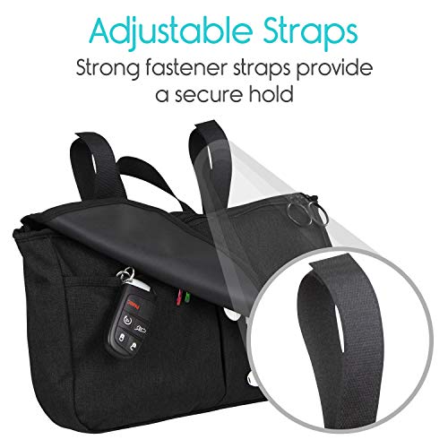 Vive Wheelchair Carry Bag - Arm Rest Pouch for Rollator and Walkers J803272