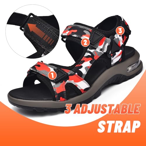 visionreast Mens Athletic Sandals Non-slip Outdoor Hiking P706