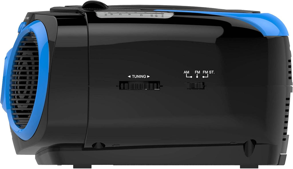 Sport Portable Stereo CD Boombox with AM/FM Radio, Blue G90531